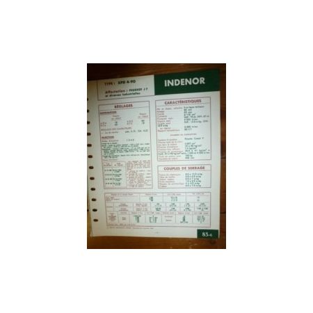 XDP4.90 Fiche Technique Indenor