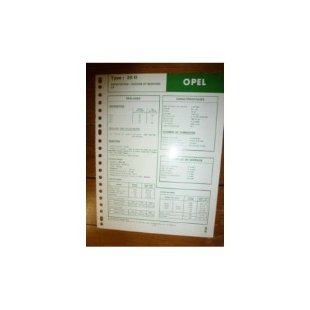 20D Fiche Technique Bedford