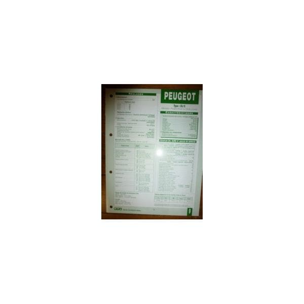 DJ5 Fiche Technique Citroen