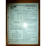 J9 Fiche Technique Peugeot