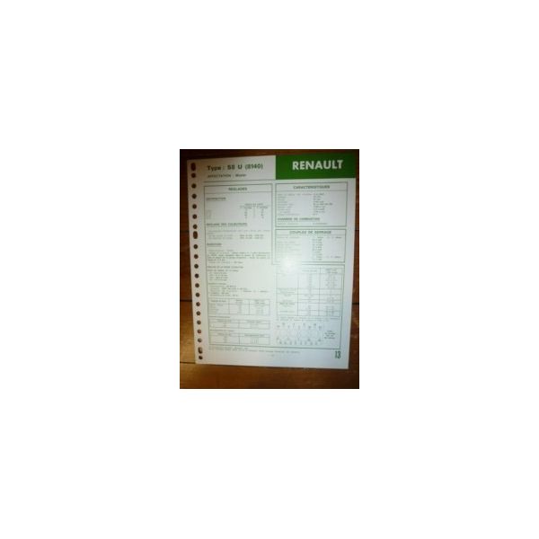 S8U-8140 Fiche Technique Rvi