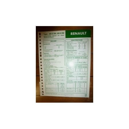 J8S-G706 J8S-H708 Fiche Technique Rvi