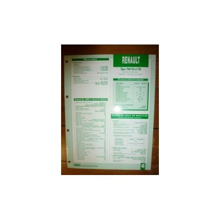 F9Q 762-760 Fiche Technique Rvi