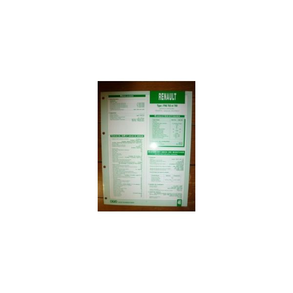 F9Q 762-760 Fiche Technique Rvi