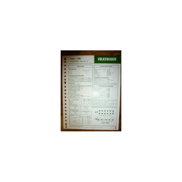 CN Fiche Technique Audi