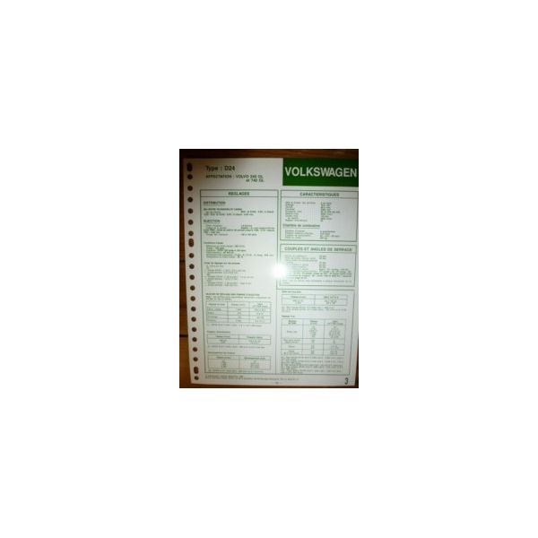 D24 Fiche Technique Volvo