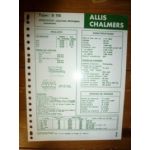 D118 Fiche Technique Allis Chalmers