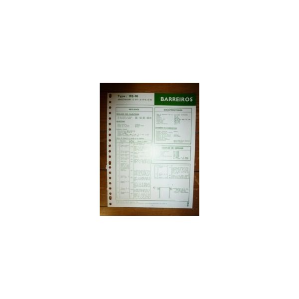 BS16 Fiche Technique Barreiros