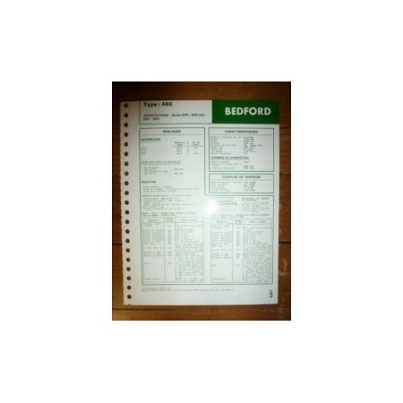 466 Fiche Technique Bedford