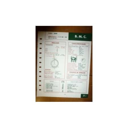 OEK Fiche Technique Bmc