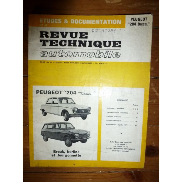 204 Die Revue Technique Peugeot