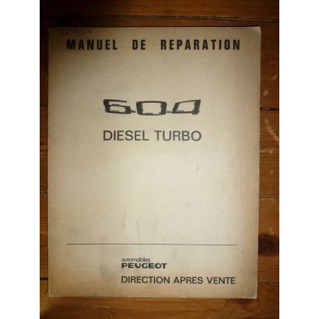 604 Turbo D Revue Technique Peugeot