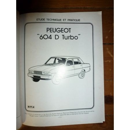 604 Turbo D Revue Technique Peugeot