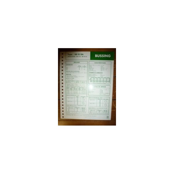 SD12A Fiche Technique Bussing
