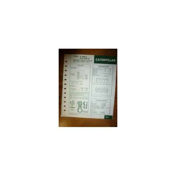 D330C-D333C Fiche Technique Caterpillar