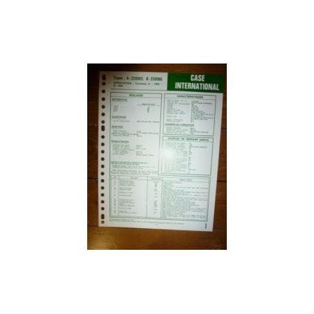 220103-220105 Fiche Technique Case IH