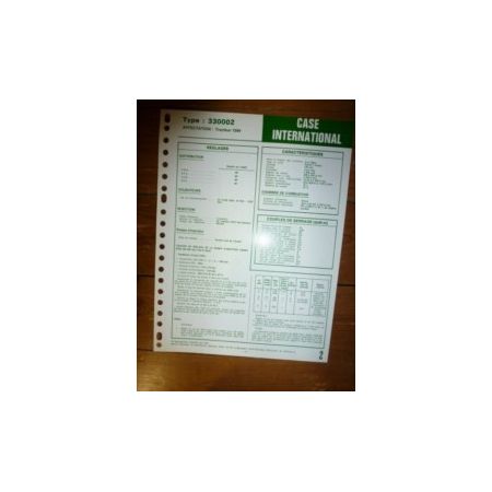 330002 Fiche Technique Case IH