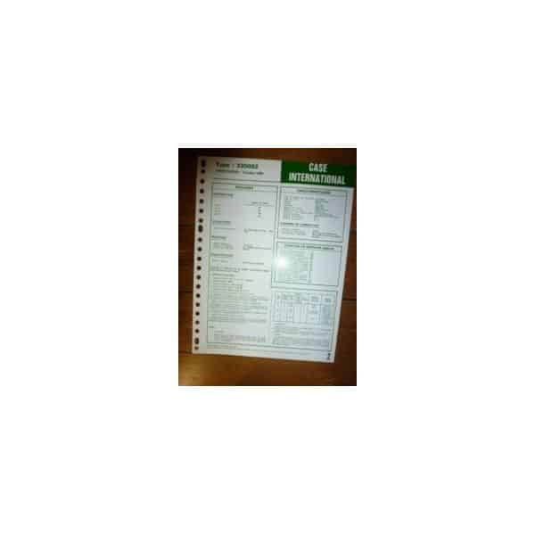 330002 Fiche Technique Case IH