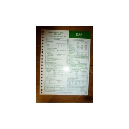 DNTD-DNT-DNS620 Fiche Technique Daf