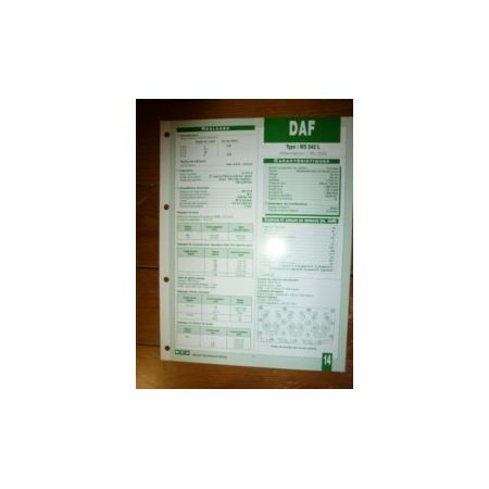 WS242L Fiche Technique Daf