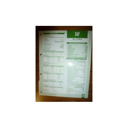 XF280M Fiche Technique Daf