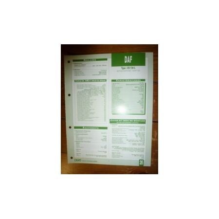 CS 134 L Fiche Technique Daf