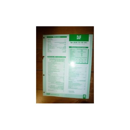 XE 280-315-355-390 C Fiche Technique Daf