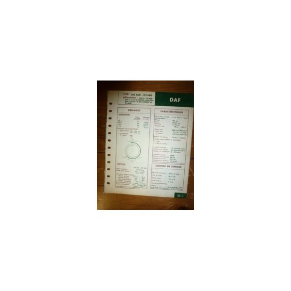 DO-DP 680 Fiche Technique Daf