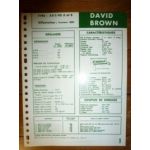 AD 3/40 A-B Fiche Technique David brown