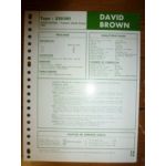 330.001 Fiche Technique David brown