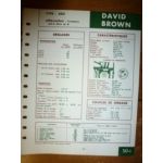 AD4/36 A-B Fiche Technique David brown