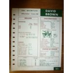 AD4/40 T-U Fiche Technique David brown