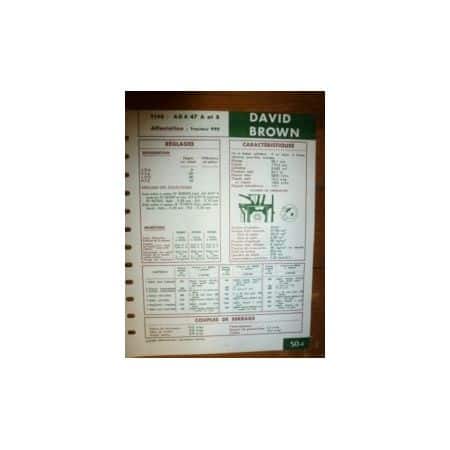 AD4/47 A-B Fiche Technique David brown