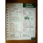 AD3/40 A-B Fiche Technique David brown