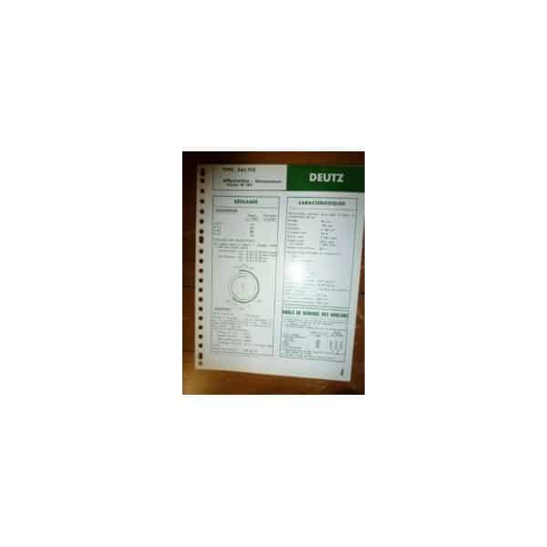 F6L712 Fiche Technique Deutz