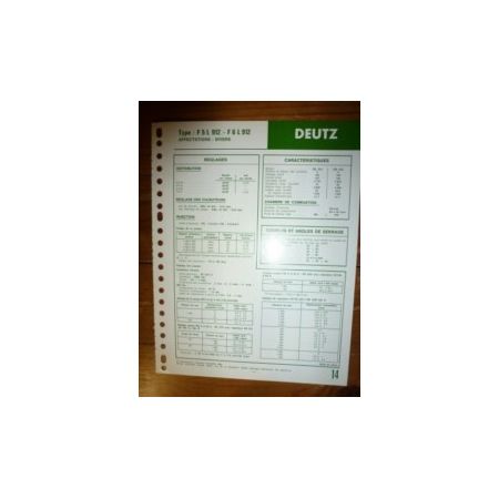 F5L912-F6L912 Fiche Technique Deutz