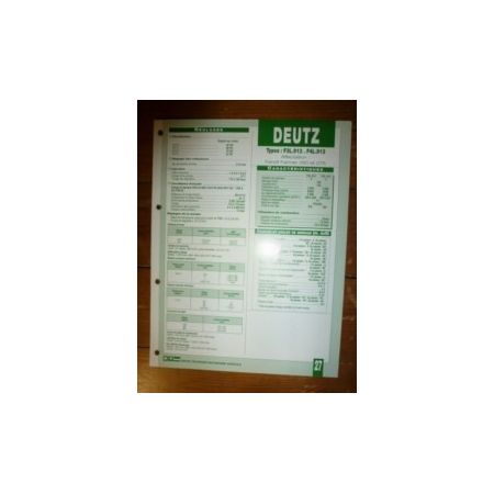 F3L913-F4L913 Fiche Technique Deutz