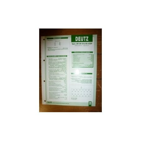 BF6M 1013 EC-ECP Fiche Technique Deutz