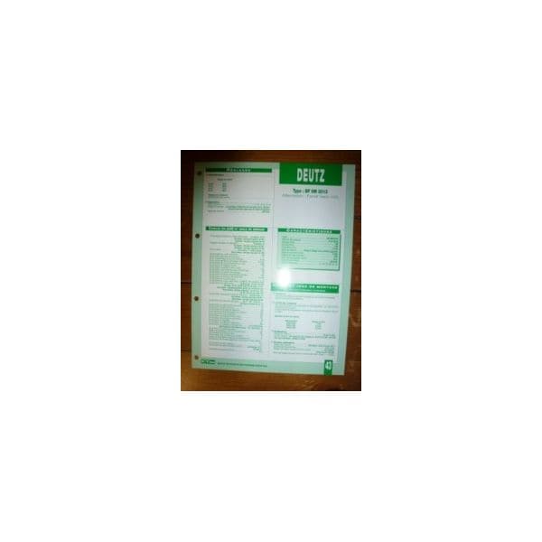 BF6M 2013 Fiche Technique Deutz