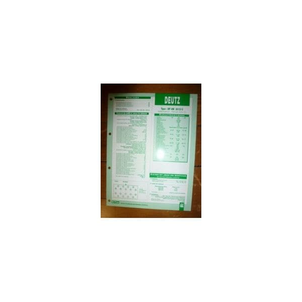 BF4M 2012 C Fiche Technique Deutz