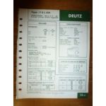 F6L814 Fiche Technique Deutz