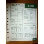 F8L814 Fiche Technique Deutz