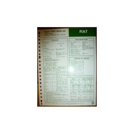 8045-04 Fiche Technique Fiat Someca