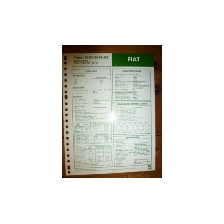 8065-02 Fiche Technique Fiat Someca