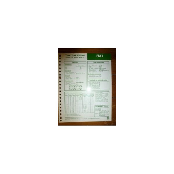 8055-04 Fiche Technique Fiat Someca