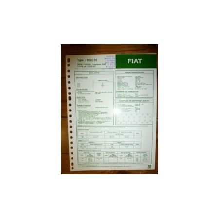 8065-05 Fiche Technique Fiat Someca