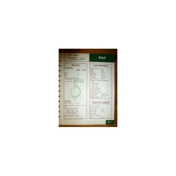 305D Fiche Technique Fiat