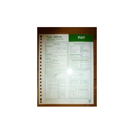 8065-04 Fiche Technique Fiat Someca