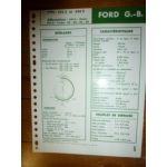 592E-624E Fiche Technique Ford