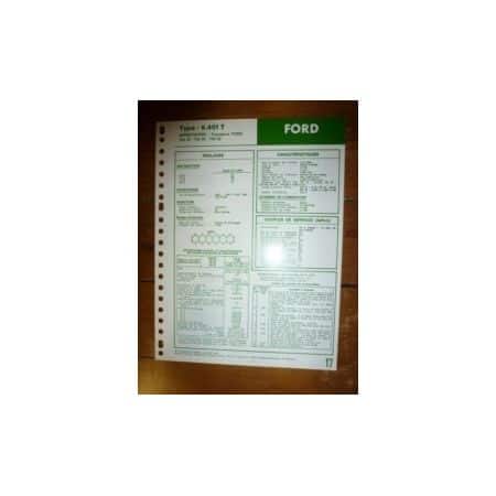 6.401T Fiche Technique Ford